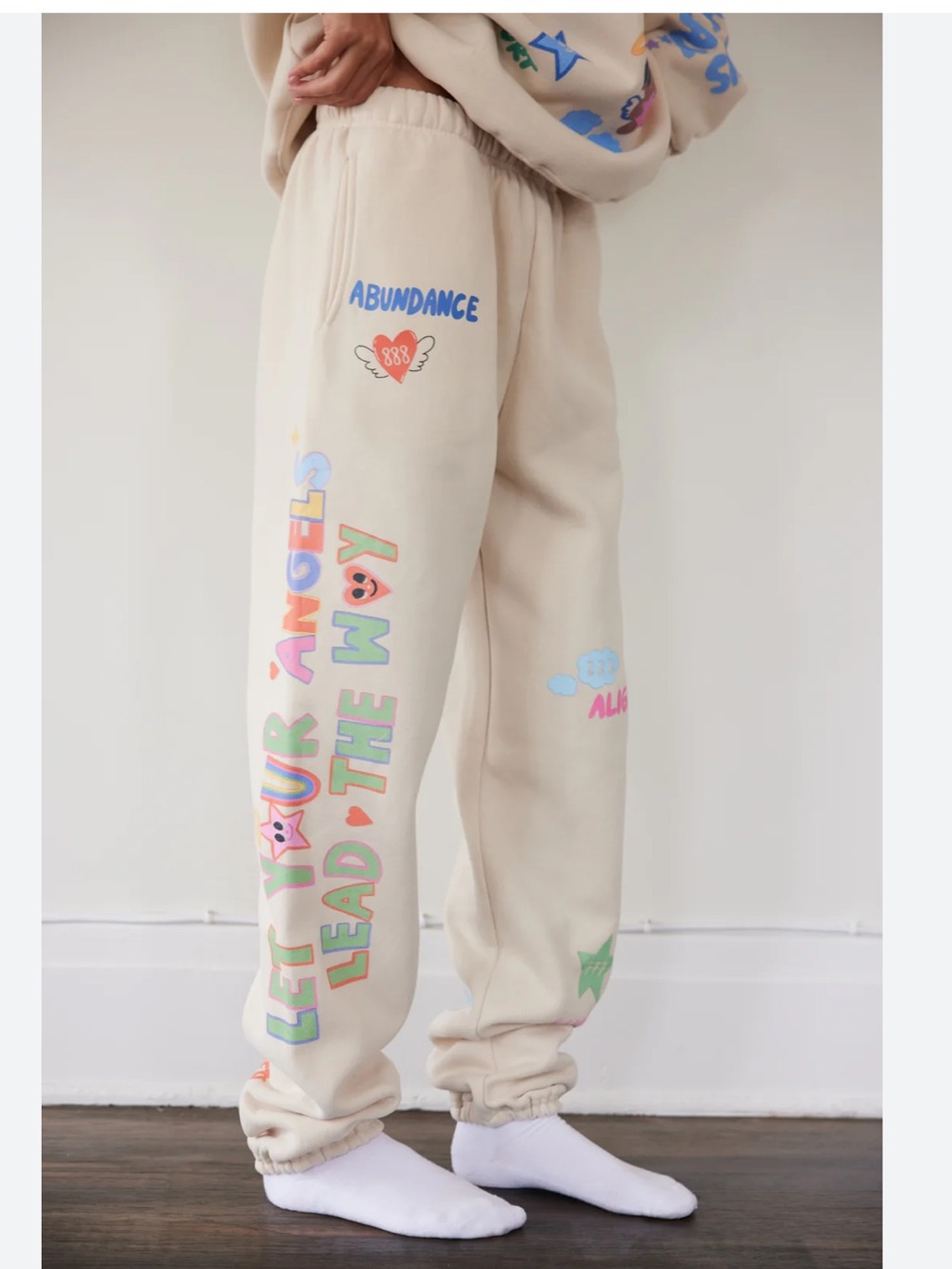 The Mayfair Group Angels All Around You Cloud Sweatpants XS